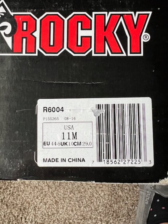 Rocky R6004 Alpha Force Non-Metallic Composite Toe Boots - Size 11M - New in Box main image 3